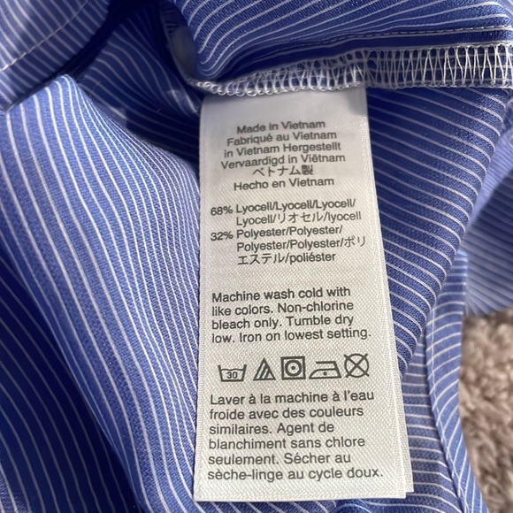 NWT J.Crew Classic popover shirt in Stripe - Picture 7 of 11